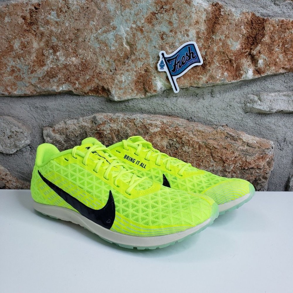 Nike Zoom Rival Waffle 5 Track and Field Volt Green/Black Men Sz 7.5 CZ1804-702